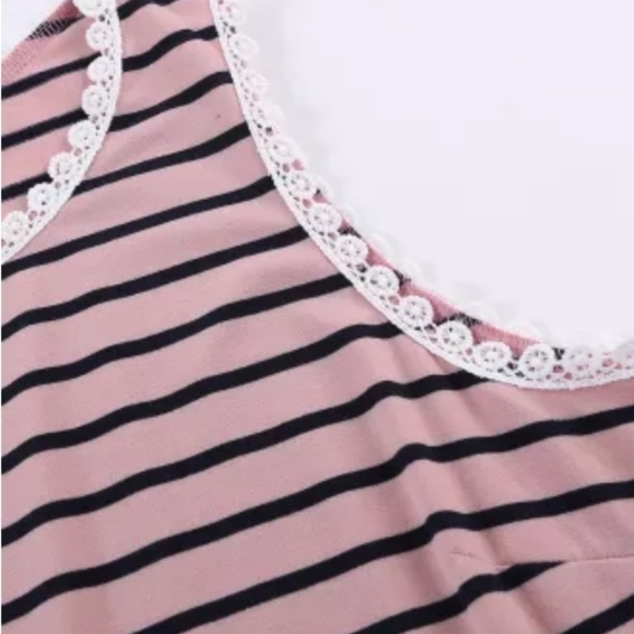 ♥️ New boutique striped babydoll top - Picture 4 of 11